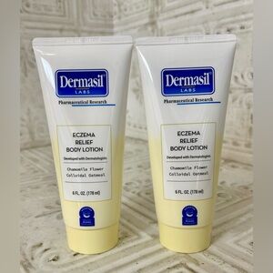 Lot of 2 - Eczema Lotion Moisturizing Relief Chamomile Oatmeal 6 fl oz each